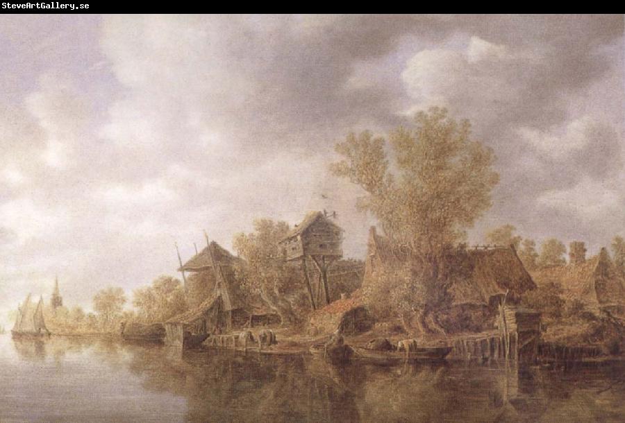 Jan josephsz van goyen River Landscape